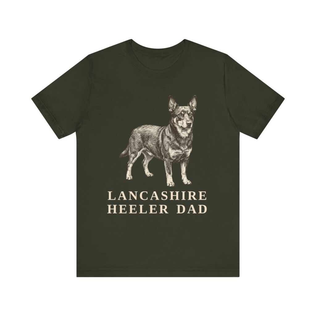 Lancashire Heeler Dad Shirt, Vintage Dog Sketch Tee, Dog Dad Gift Lancashire Heeler Dad Shirt, Vintage Dog Sketch Tee, Dog Dad Gift