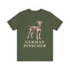 German Pinscher Shirt, Vintage Dog Sketch Tee, Dog Lover Gift
