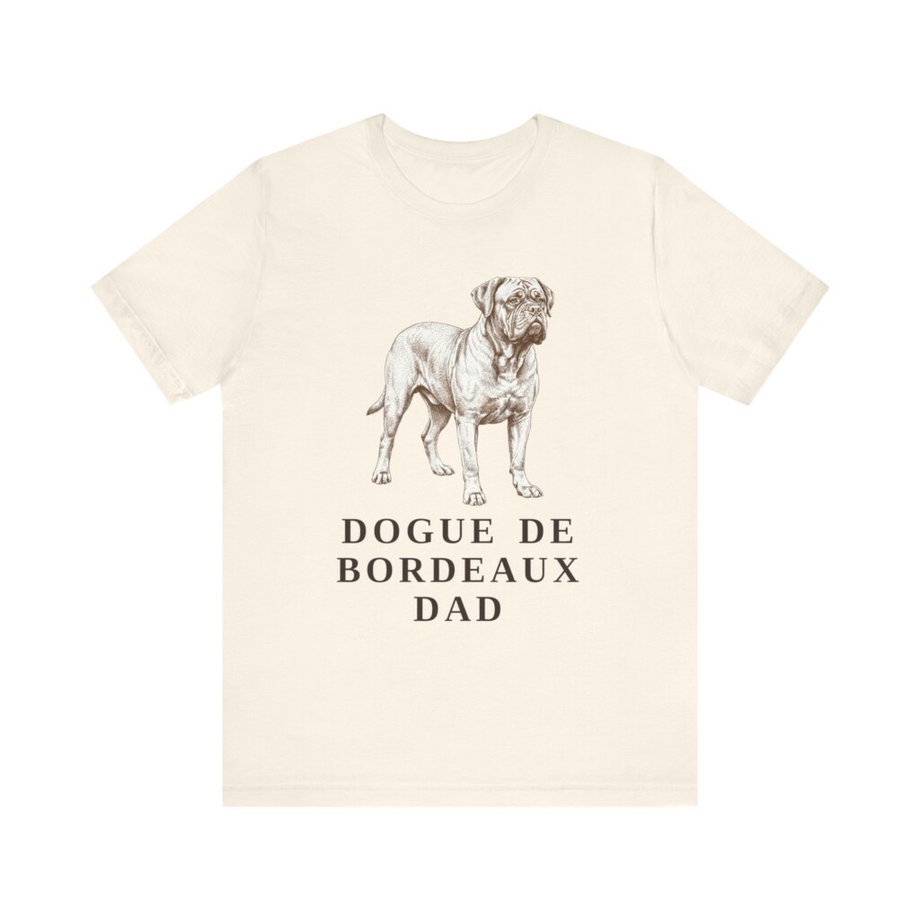 Dogue de Bordeaux Dad Shirt, Vintage Dog Sketch Tee, Dog Dad Gift Dogue de Bordeaux Dad Shirt, Vintage Dog Sketch Tee, Dog Dad Gift