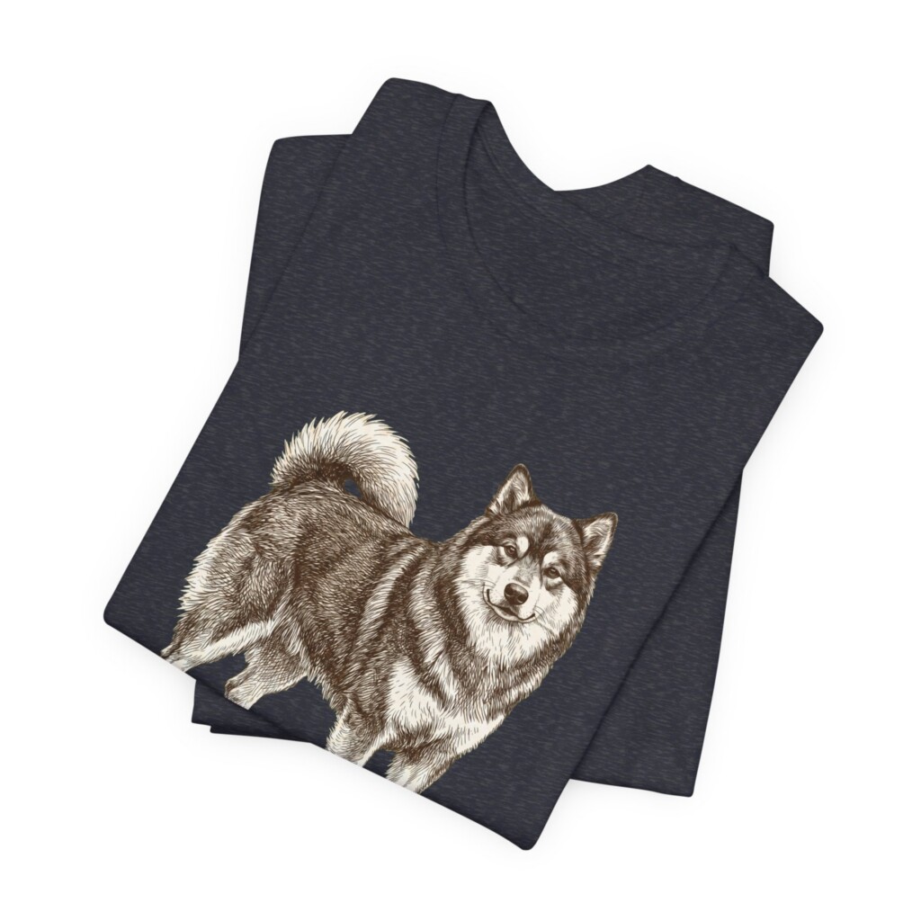 Finnish Lapphund Shirt, Vintage Dog Sketch Tee, Dog Lover Gift Finnish Lapphund Shirt, Vintage Dog Sketch Tee, Dog Lover Gift