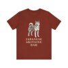 Japanese Akitainu Dad Shirt, Vintage Dog Sketch Tee, Dog Dad Gift Japanese Akitainu Dad Shirt, Vintage Dog Sketch Tee, Dog Dad Gift