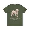 Cavachon Dad Shirt, Vintage Dog Sketch Tee, Dog Dad Gift