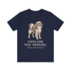 English Toy Spaniel Latin Shirt, Vintage Dog Sketch Tee, Dog Latin Gift