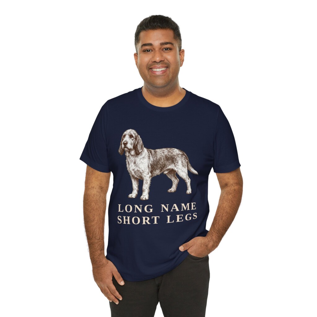 Grand Basset Griffon Vendeen Humor Shirt, Vintage Dog Sketch Tee, Dog Humor Gift