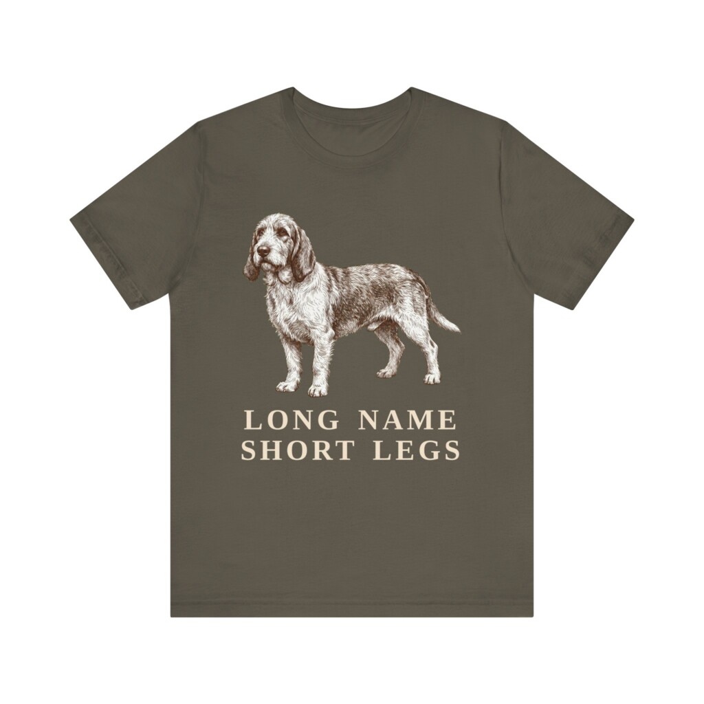 Grand Basset Griffon Vendeen Humor Shirt, Vintage Dog Sketch Tee, Dog Humor Gift