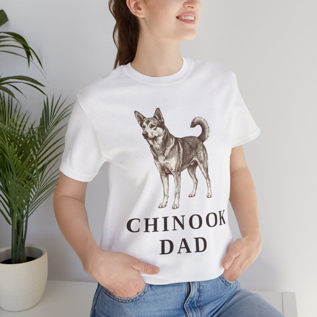 Chinook Dad Shirt, Vintage Dog Sketch Tee, Dog Dad Gift Chinook Dad Shirt, Vintage Dog Sketch Tee, Dog Dad Gift