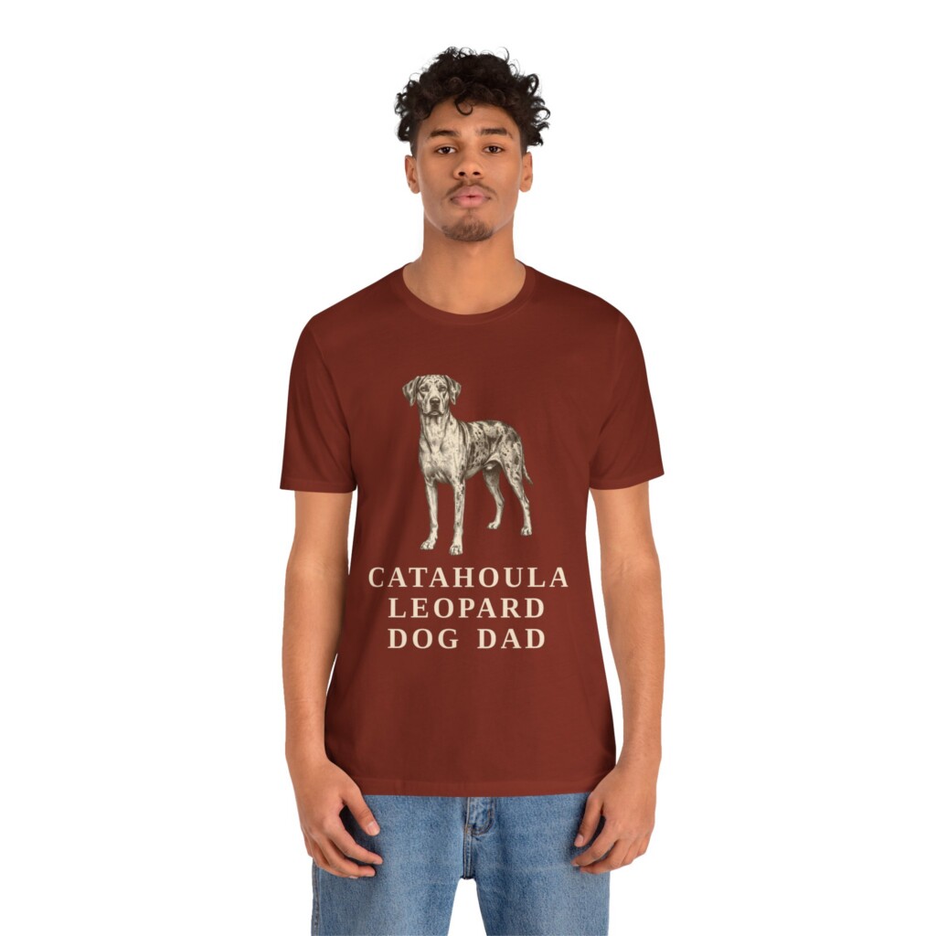 Catahoula Leopard Dog Dad Shirt, Vintage Dog Sketch Tee, Dog Dad Gift Catahoula Leopard Dog Dad Shirt, Vintage Dog Sketch Tee, Dog Dad Gift
