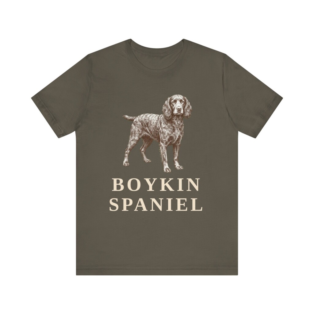 Boykin Spaniel Shirt, Vintage Dog Sketch Tee, Dog Lover Gift