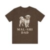 Mal-Shi Dad Shirt, Vintage Dog Sketch Tee, Dog Dad Gift