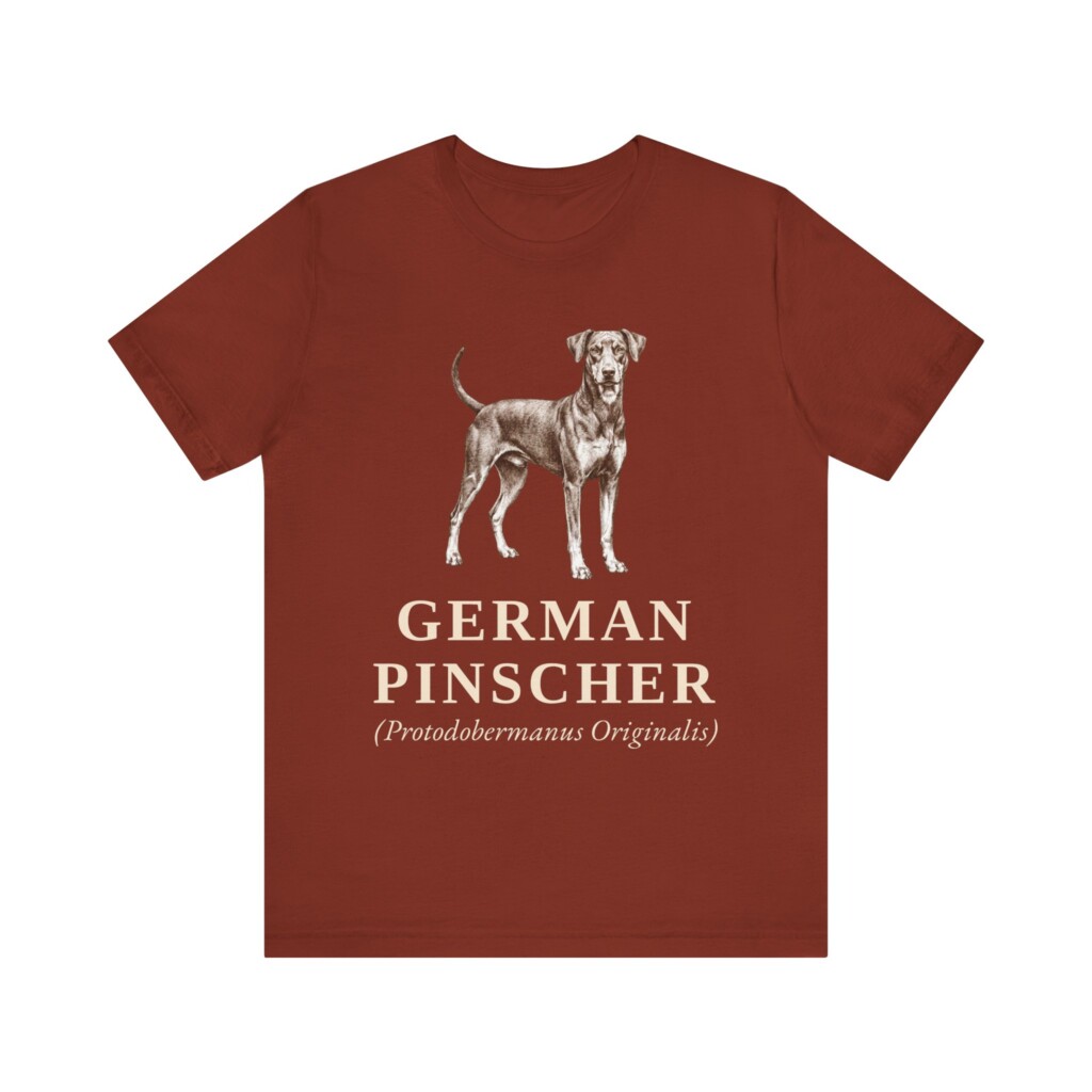 German Pinscher Latin Shirt, Vintage Dog Sketch Tee, Dog Latin Gift