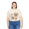 Bolognese Shirt, Vintage Dog Sketch Tee, Dog Lover Gift