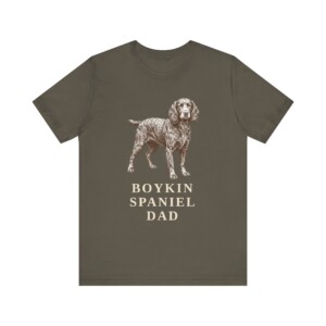 Boykin Spaniel Dad Shirt, Vintage Dog Sketch Tee, Dog Dad Gift