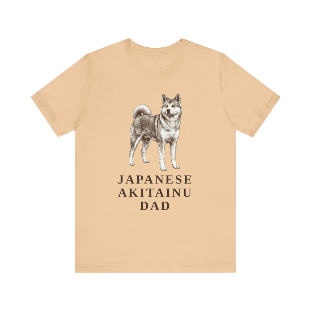 Japanese Akitainu Dad Shirt, Vintage Dog Sketch Tee, Dog Dad Gift Japanese Akitainu Dad Shirt, Vintage Dog Sketch Tee, Dog Dad Gift
