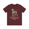 Black and Tan Coonhound Mom Shirt, Vintage Dog Sketch Tee, Dog Mom Gift