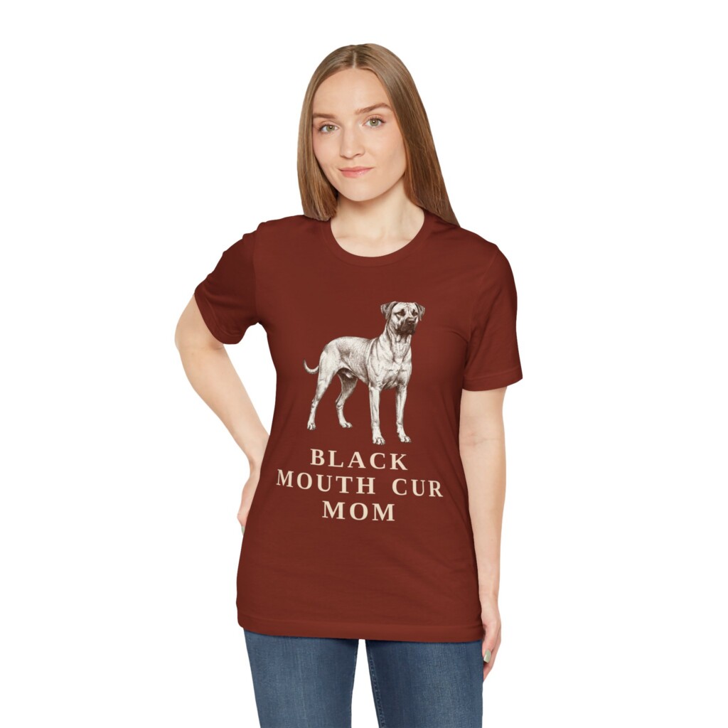 Black Mouth Cur Mom Shirt, Vintage Dog Sketch Tee, Dog Mom Gift