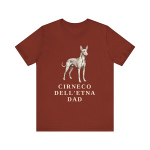 Cirneco dell'Etna Dad Shirt, Vintage Dog Sketch Tee, Dog Dad Gift