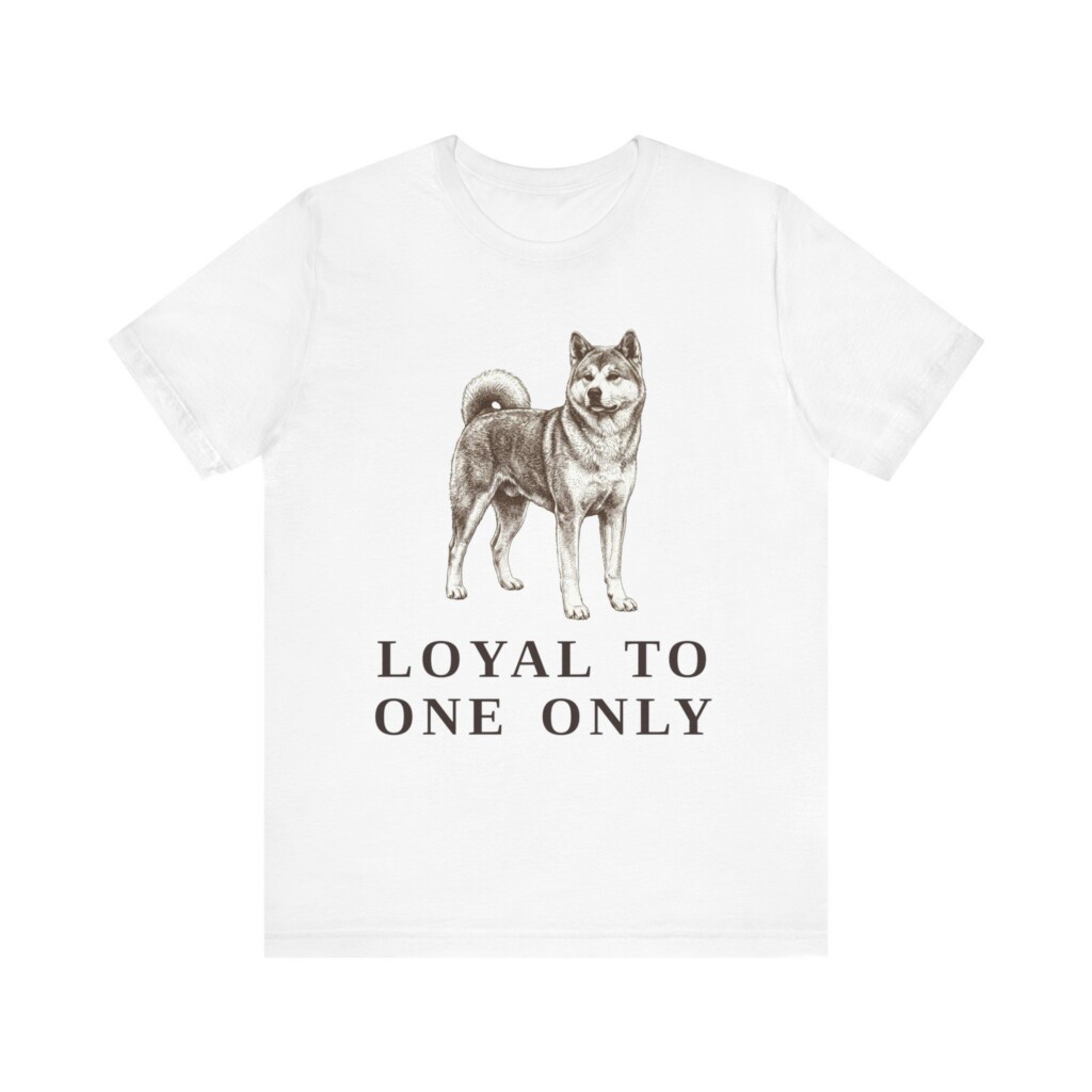 Japanese Akitainu Humor Shirt, Vintage Dog Sketch Tee, Dog Humor Gift
