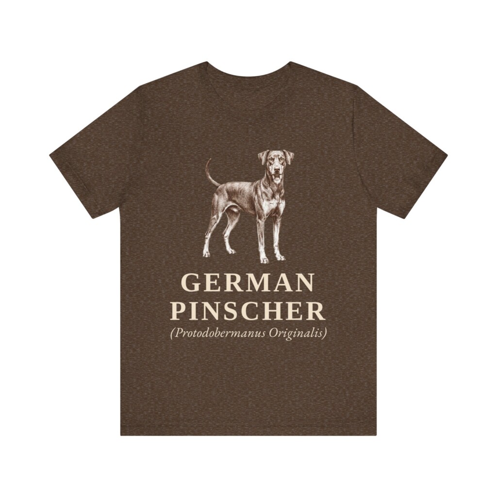 German Pinscher Latin Shirt, Vintage Dog Sketch Tee, Dog Latin Gift
