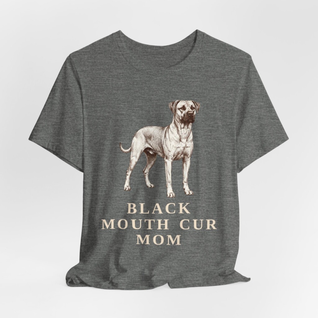 Black Mouth Cur Mom Shirt, Vintage Dog Sketch Tee, Dog Mom Gift