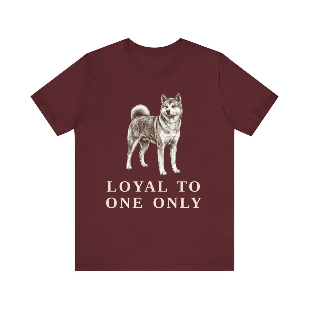 Japanese Akitainu Humor Shirt, Vintage Dog Sketch Tee, Dog Humor Gift