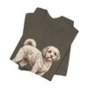 Cavachon Dad Shirt, Vintage Dog Sketch Tee, Dog Dad Gift