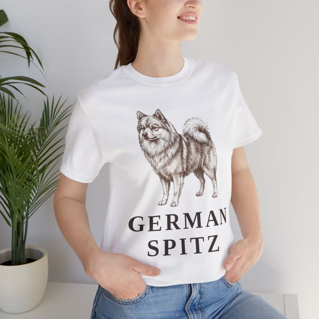 German Spitz Shirt, Vintage Dog Sketch Tee, Dog Lover Gift