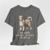 Bearded Collie Humor Shirt, Vintage Dog Sketch Tee, Dog Humor Gift