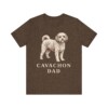 Cavachon Dad Shirt, Vintage Dog Sketch Tee, Dog Dad Gift
