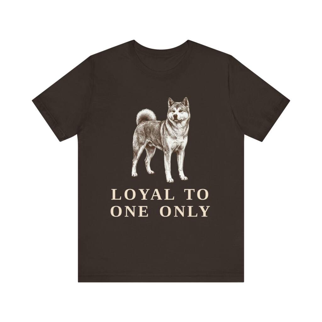 Japanese Akitainu Humor Shirt, Vintage Dog Sketch Tee, Dog Humor Gift