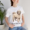 Bolognese Shirt, Vintage Dog Sketch Tee, Dog Lover Gift