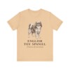 English Toy Spaniel Latin Shirt, Vintage Dog Sketch Tee, Dog Latin Gift
