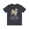 Mal-Shi Humor Shirt, Vintage Dog Sketch Tee, Dog Humor Gift Mal-Shi Humor Shirt, Vintage Dog Sketch Tee, Dog Humor Gift