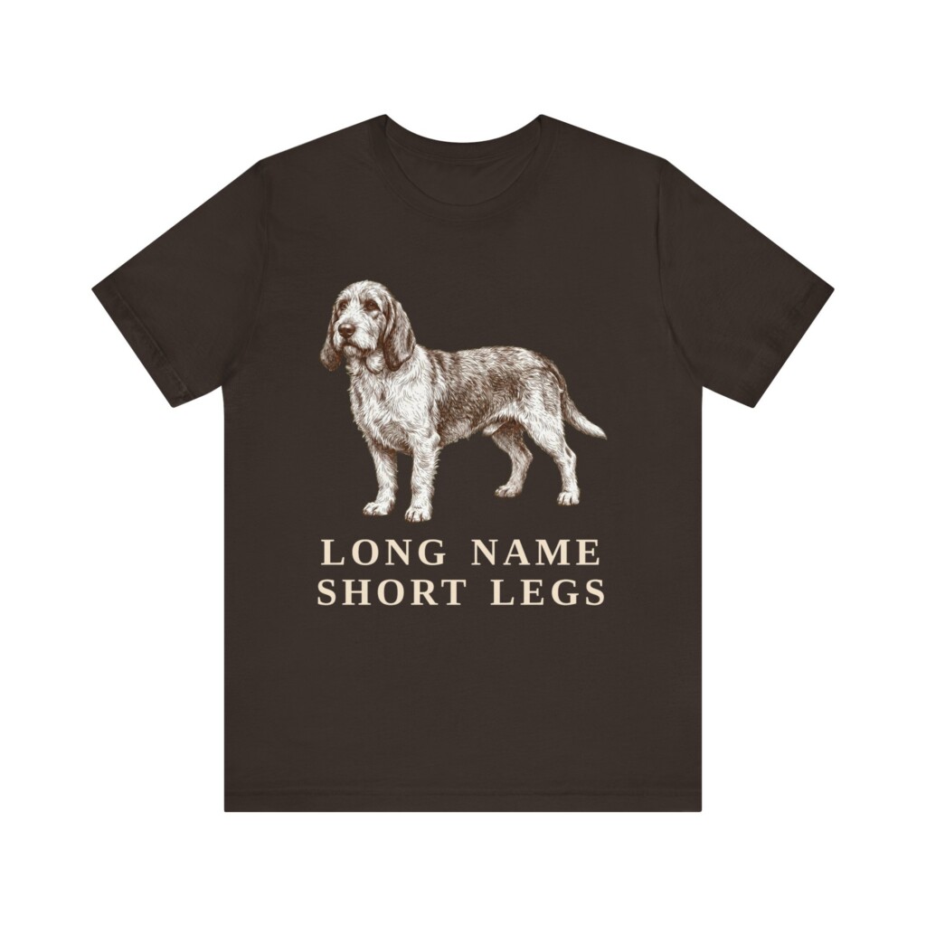 Grand Basset Griffon Vendeen Humor Shirt, Vintage Dog Sketch Tee, Dog Humor Gift