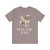 Mal-Shi Dad Shirt, Vintage Dog Sketch Tee, Dog Dad Gift