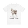 German Spitz Dad Shirt, Vintage Dog Sketch Tee, Dog Dad Gift