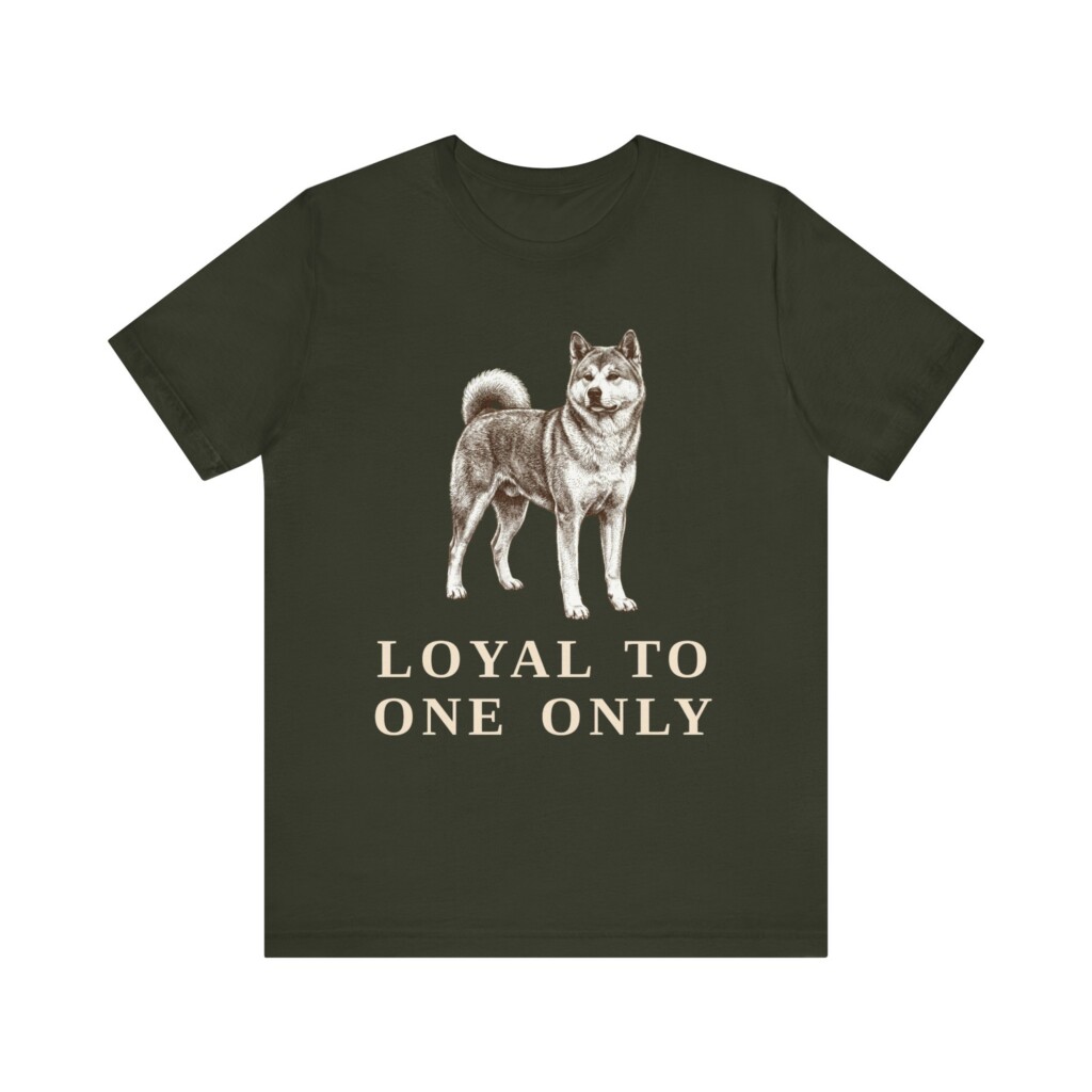 Japanese Akitainu Humor Shirt, Vintage Dog Sketch Tee, Dog Humor Gift