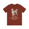 Bearded Collie Humor Shirt, Vintage Dog Sketch Tee, Dog Humor Gift