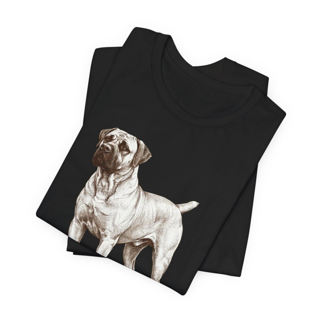Boerboel Latin Shirt, Vintage Dog Sketch Tee, Dog Latin Gift