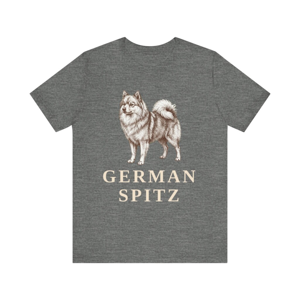 German Spitz Shirt, Vintage Dog Sketch Tee, Dog Lover Gift