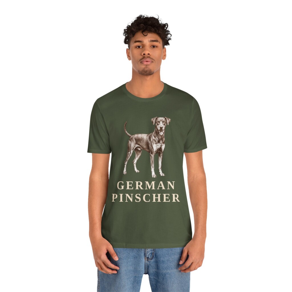 German Pinscher Shirt, Vintage Dog Sketch Tee, Dog Lover Gift
