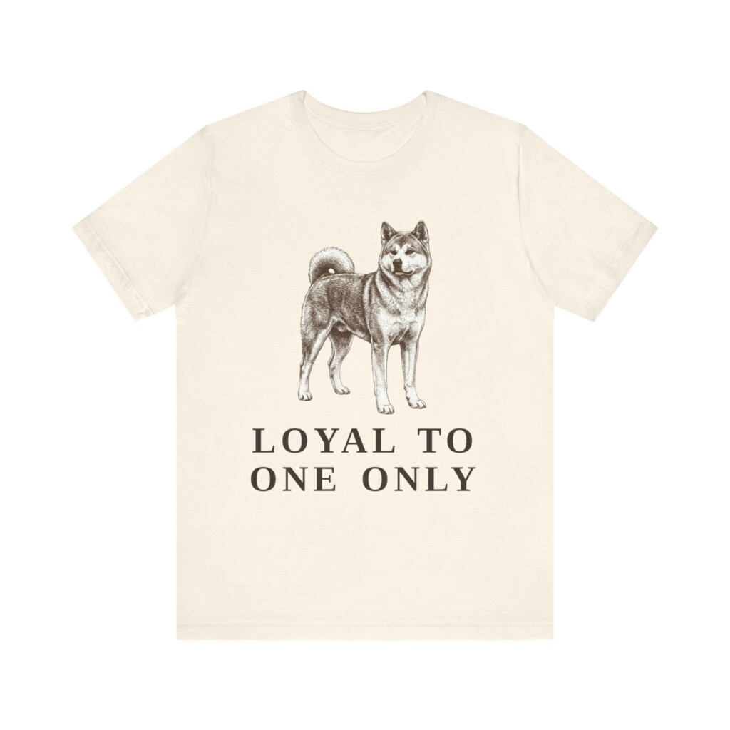 Japanese Akitainu Humor Shirt, Vintage Dog Sketch Tee, Dog Humor Gift