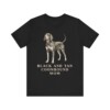 Black and Tan Coonhound Mom Shirt, Vintage Dog Sketch Tee, Dog Mom Gift