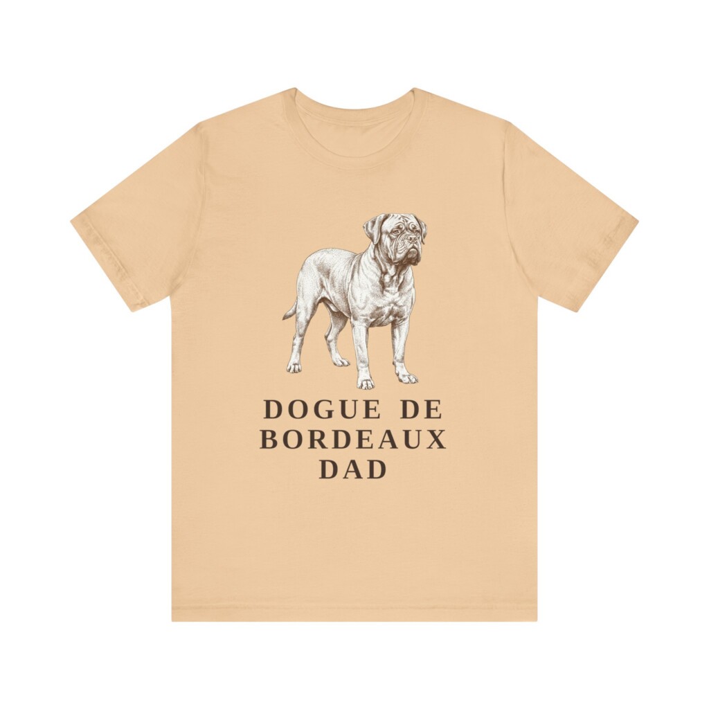 Dogue de Bordeaux Dad Shirt, Vintage Dog Sketch Tee, Dog Dad Gift Dogue de Bordeaux Dad Shirt, Vintage Dog Sketch Tee, Dog Dad Gift