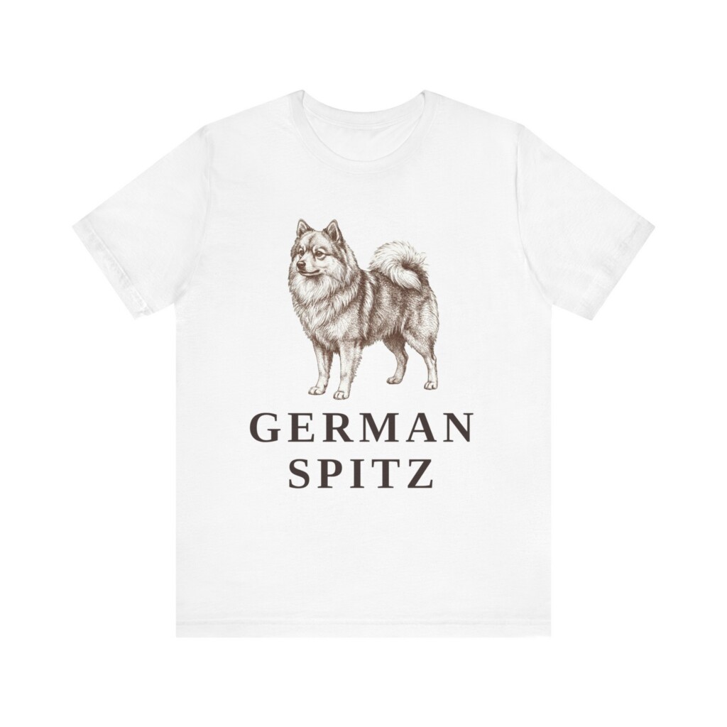 German Spitz Shirt, Vintage Dog Sketch Tee, Dog Lover Gift