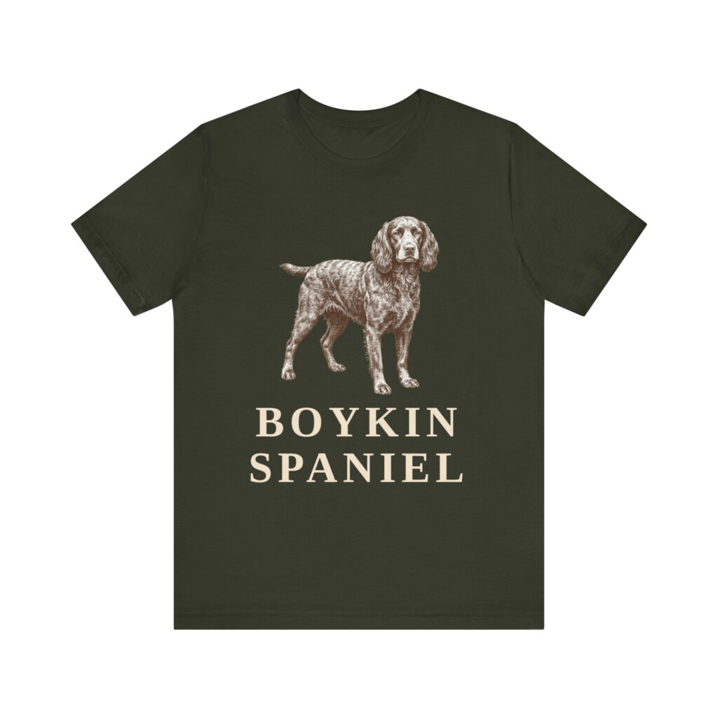 Boykin Spaniel Shirt, Vintage Dog Sketch Tee, Dog Lover Gift