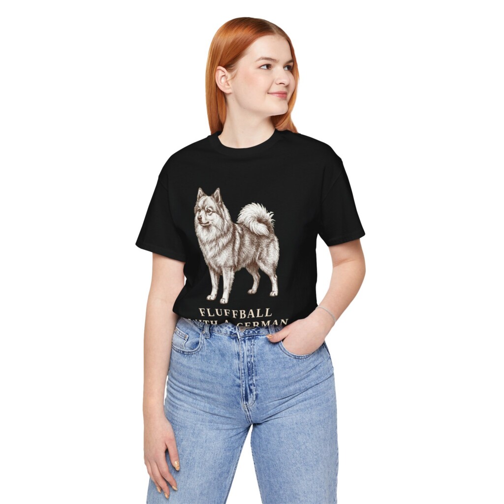 German Spitz Humor Shirt, Vintage Dog Sketch Tee, Dog Humor Gift German Spitz Humor Shirt, Vintage Dog Sketch Tee, Dog Humor Gift