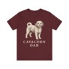 Cavachon Dad Shirt, Vintage Dog Sketch Tee, Dog Dad Gift