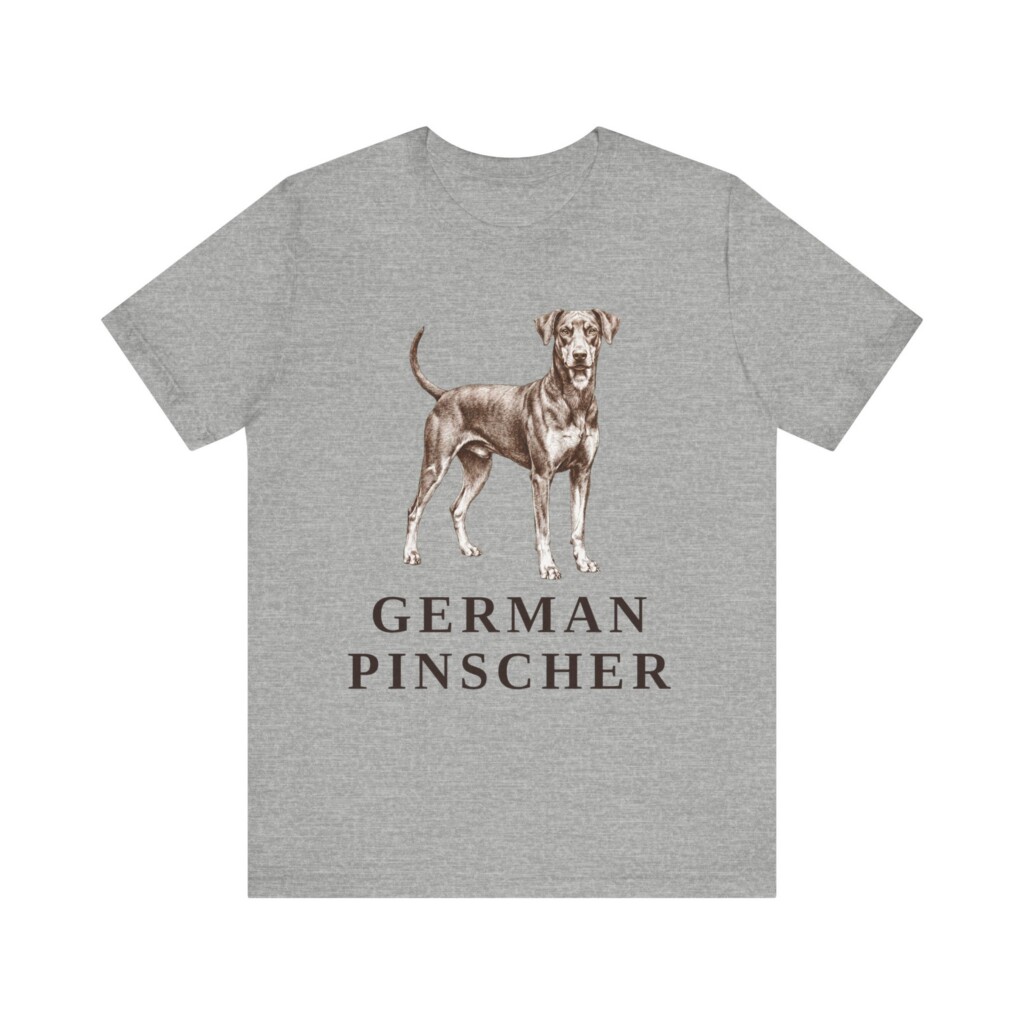 German Pinscher Shirt, Vintage Dog Sketch Tee, Dog Lover Gift
