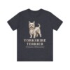 Yorkshire Terrier Latin Shirt, Vintage Dog Sketch Tee, Dog Latin Gift