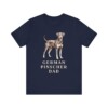 German Pinscher Dad Shirt, Vintage Dog Sketch Tee, Dog Dad Gift